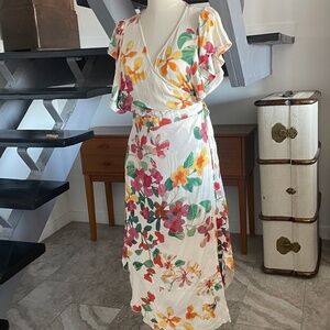 Floral Wrap Dress from Love Stitch